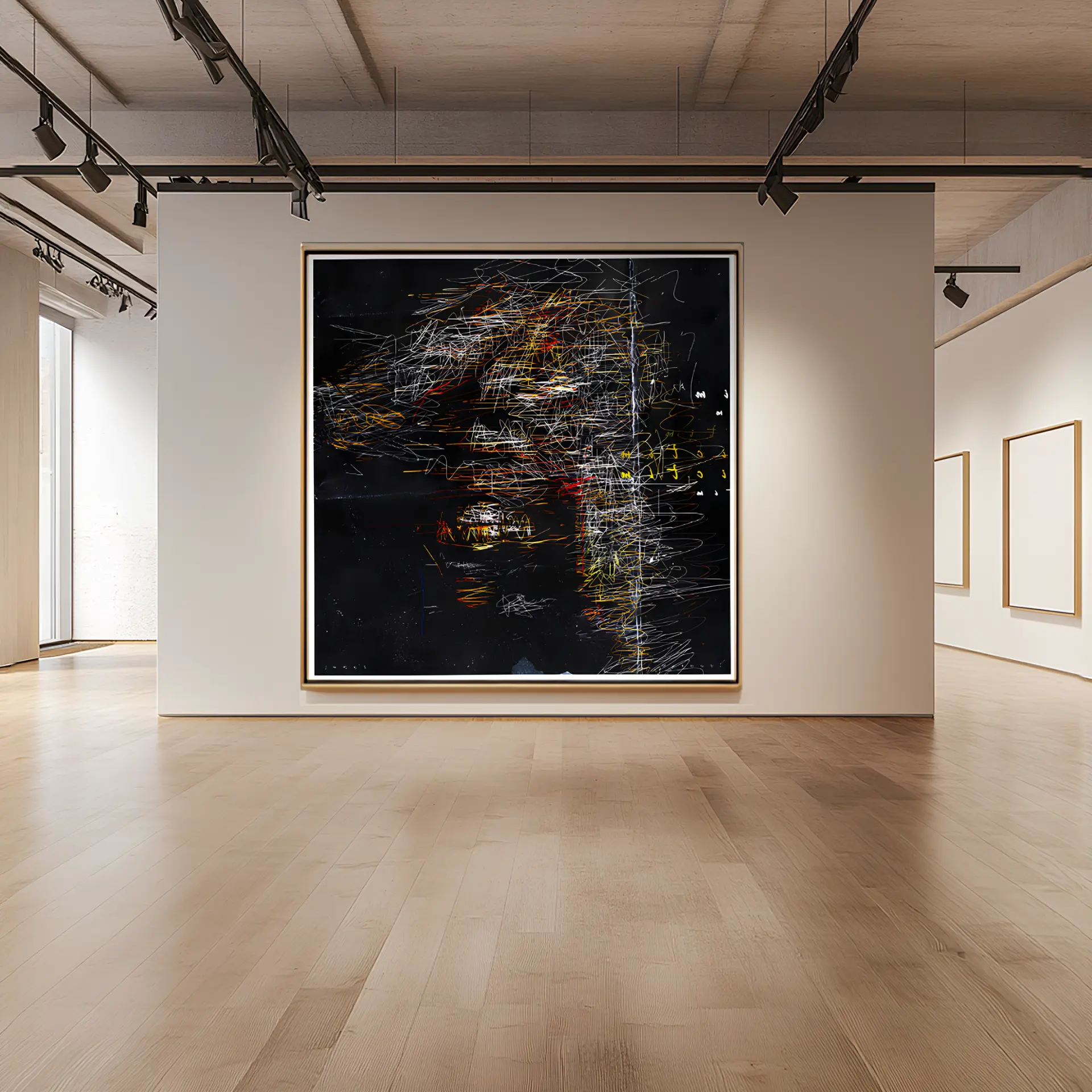The Unremembered I, 2026. Mixed media, Archival pigment print on cotton rag, 100 × 100 cm.